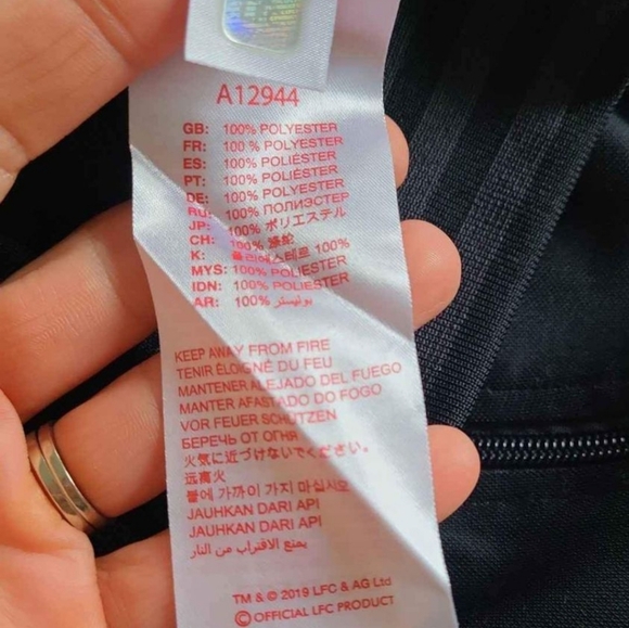 Liverpool LFC All Black Jacket SMALL - Picture 6 of 6